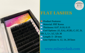 FLAT LASHES OF MIIN EYELASH