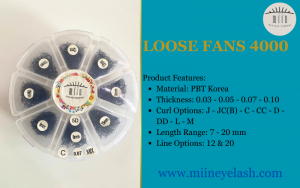 LOOSE FAN 4000 OF MIIN EYELASH