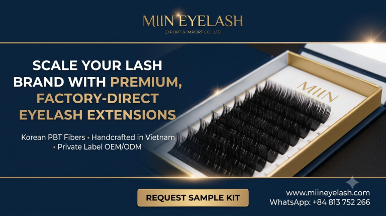 An eyelash extensions manufacturer is a specialized production facility that produces, customizes, and exports high-quality artificial lash extensions directly to beauty brands, wholesalers, and salon networks globally. If you are searching for a trusted manufacturing partner to supply your business with factory-direct pricing, superior fiber quality, and comprehensive private label solutions, this in-depth guide by our expert team at MIINEYELASH covers everything you need to know to make the best decision for your brand.